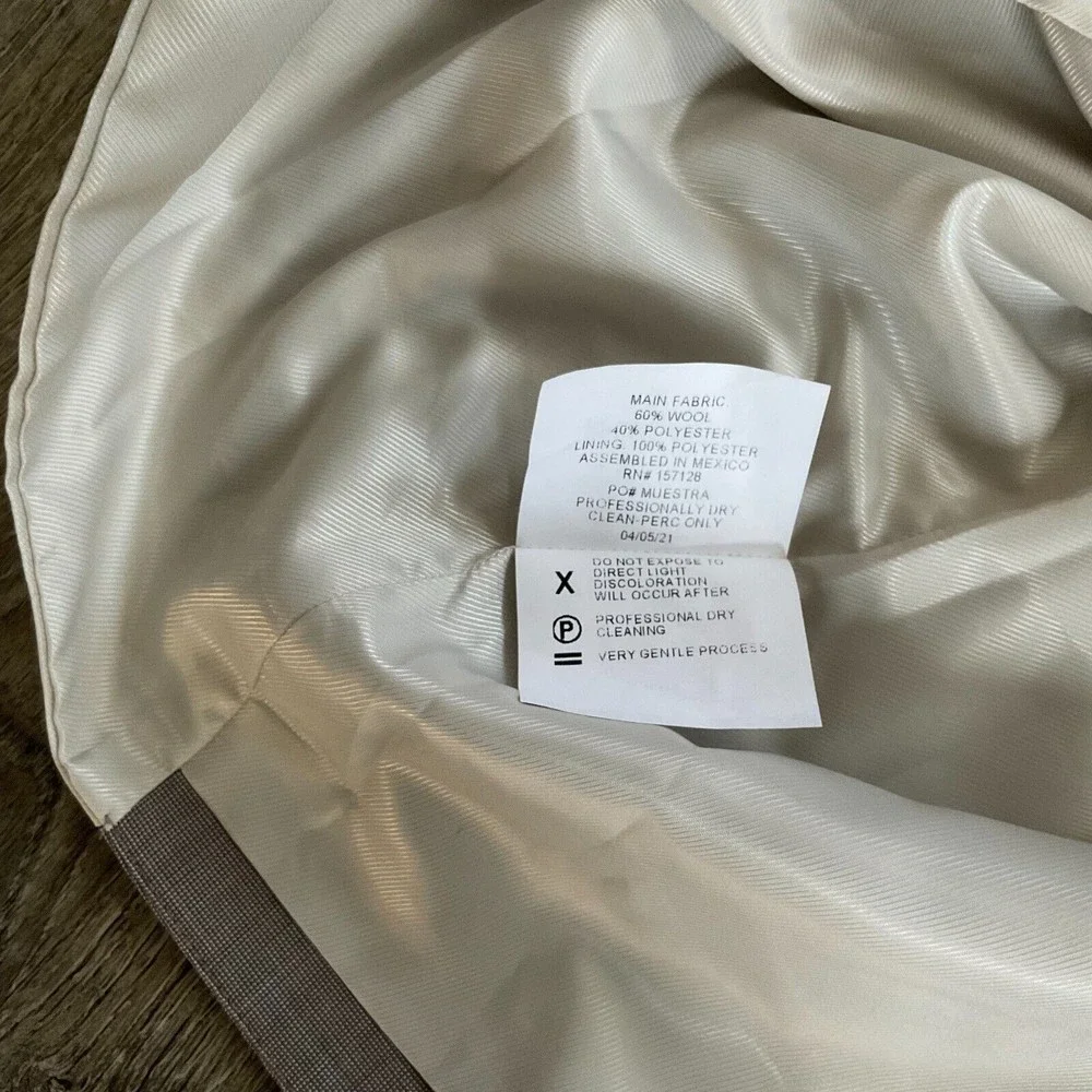 Allure Men Sandstone 6‎ button Vest 60% Wool
